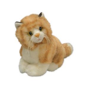 Custom Plush Orange Tabby Cat