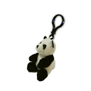 Custom Plush Mini Panda w/ Keychain Attachment