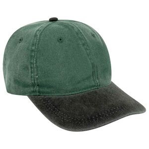 OTTO Garment Washed Pigment Dyed Cotton Twill Youth 6 Panel Low Profile Dad Hat