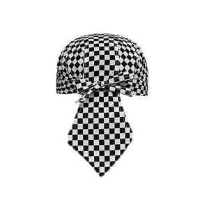 OTTO Printed Design Cotton Poplin Biker Style Head Wrap