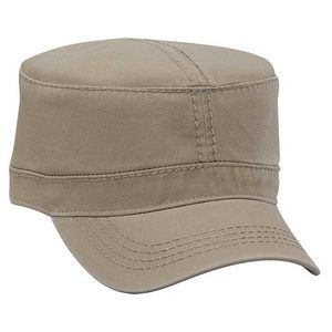 OTTO Garment Washed Superior Cotton Twill w/ Heavy Stitching Military Hat