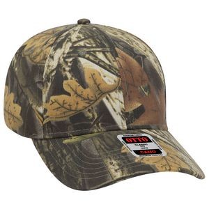 OTTO Camouflage Brushed Cotton Blend Twill 6 Panel Low Profile Baseball Cap