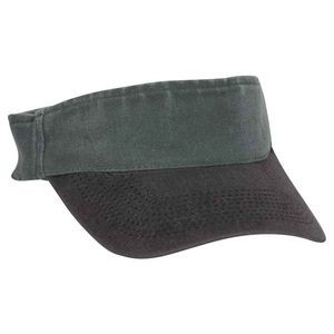 OTTO Garment Washed Pigment Dyed Cotton Twill Sun Visor w/