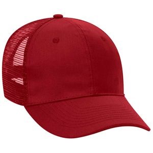 OTTO Promo Cotton Blend Twill Pro Style Mesh Back Trucker Hat