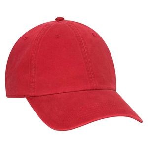OTTO Garment Washed Superior Combed Cotton Twill 6 Panel Low Profile Dad Hat