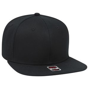 OTTO SNAP Cotton Twill Square Flat Visor 6 Panel Pro Style Snapback Hat