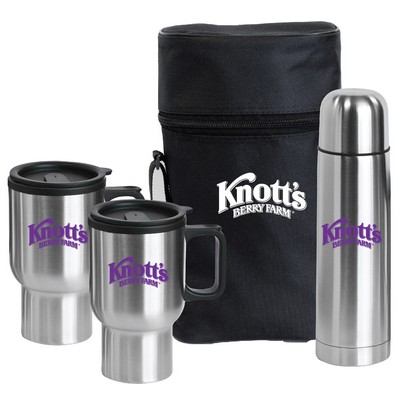 Pacifica - Stainless Steel Travel Drinkware Set