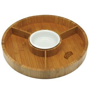 Gourmet Bamboo 2-Piece Serving Tray