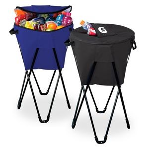 Insulated Beverage Cooler Tub with Stand