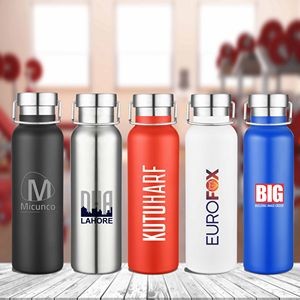MERSEY  20 OZ DOUBLE WALL STAINLESS STEEL VACUUM BOTTLE. 18/8 Double Wall Stainless Steel
