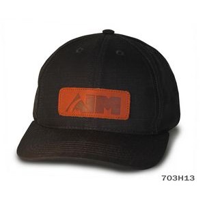 Leather Patch Cap (Cut, Sewn & Assembled in the USA)