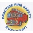 Practice Fire Safety Everyday Stock Temporary Tattoo