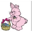 Easter Bunny Stock Temporary Tattoo