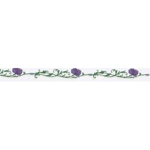 Purple Flower Armband Stock Temporary Tattoo