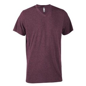 Delta Platinum Adult CVC Short Sleeve V-Neck Tee Shirt