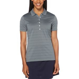 Callaway® Ladies' Ventilated Striped Polo Shirt