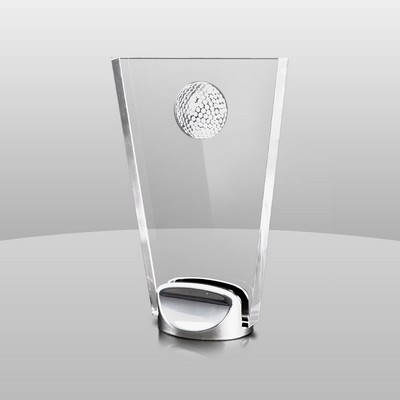 Chrome & Metal Base Award (6"x4"x2")