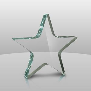 Jade Green Star Paperweight (7 1/2"x7 1/2"x1")