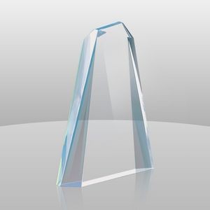 Blue Acrylic Pinnacle Award II (7 1/2"x5"x1")