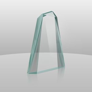 Jade Green Acrylic Pinnacle Award II (7 1/2"x5"x1")
