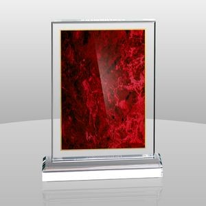 Maroon Red Marble Print Award (7