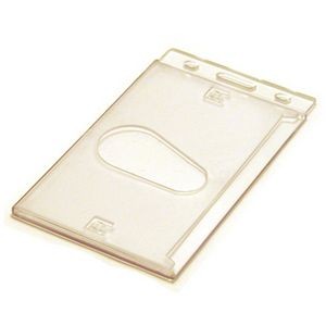 Blank Stock Hard Plastic Card Holder/ Portrait