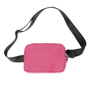LL Crossbody Belt Bag Fanny Pack With Metal Zipper (Air Import)