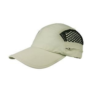 Taslon UV Cap with Hidden Flap