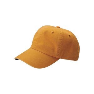 Unstructured Normal Dyed Washed Cotton Twill Cap w/ hook & loop Closure
