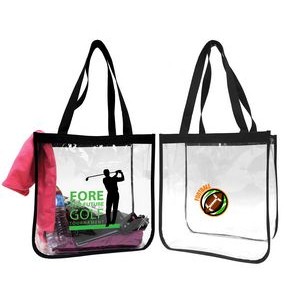 Clear Security Open Tote Bag