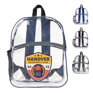 Security Clear Backpack With Water Bottle - Employee & School Security Clear Backpack