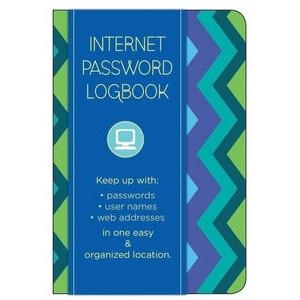 Internet Password Logbook - Pattern Edition (Keep track of: usernames, pass