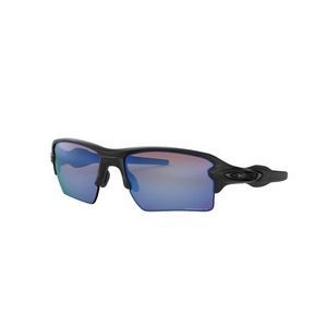 Flak 2.0 XL Polarized Unisex Sunglasses - Matte Black/Prizm Deep Water, 59