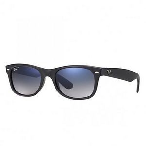 New Wayfarer Sunglasses Polarized - Black/Blue/Grey, 55