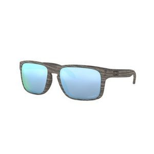 Holbrook Polarized Sunglasses - Woodgrain Frame/Prizm Deep Water
