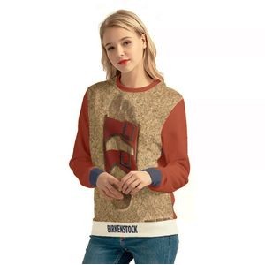 Women's All Over Print Sweater w/Full Color Printing