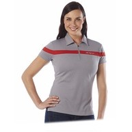 Women's Cross-Stripe Polo Shirt