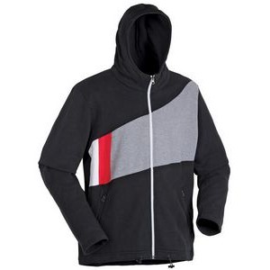 Men's Breaker Cotton-Fleece Lightweight Jacket w/hood