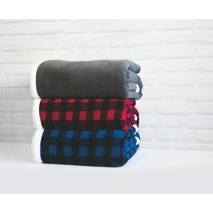 Lumberjack Sherpa Throw Blanket (Large)