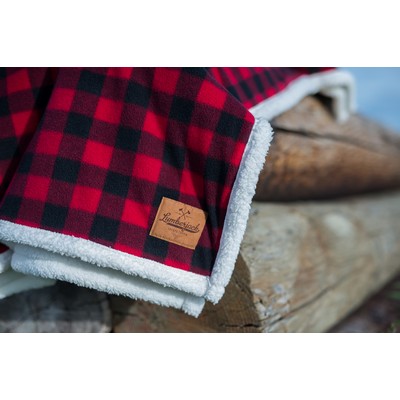 Lumberjack Sherpa Throw Blanket (Small)
