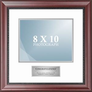 Bathurst (Mahogany) - Horizontal 8"x10" Picture Frame 17"x17"