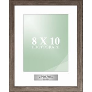 Midland (Brown-Woodgrain) - Vertical 8"x10" Picture Frame 12.5"x15.5"