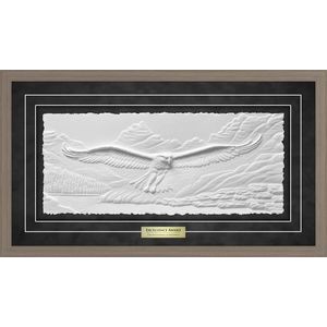 Valley Of The Eagle - Cast Paper Art 29.75"x17.25"