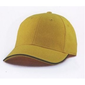 Heavyweight Brushed Cotton Cap with Sandwich Piping