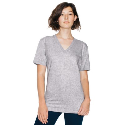 Unisex Fine Jersey V-Neck T-Shirt