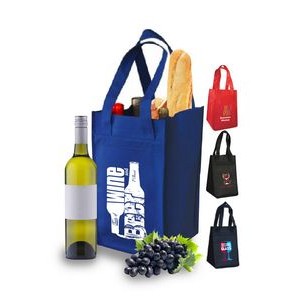 100gsm Non Woven Wine Tote ( 4 Bottles )