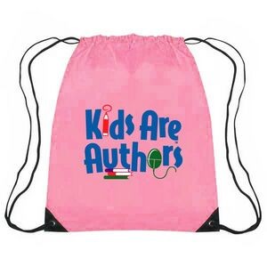 Pink Color Junior Drawstring Backpack