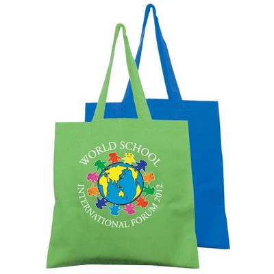 Large Heat Sealed Non Woven Shopping Tote, 18 Color Available