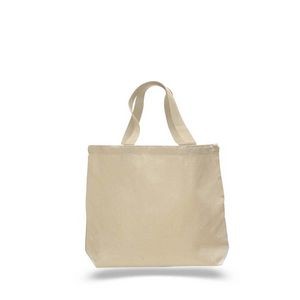 Large 8oz Cotton Canvas Gusset Tote ( Also See 9621 Natural )
