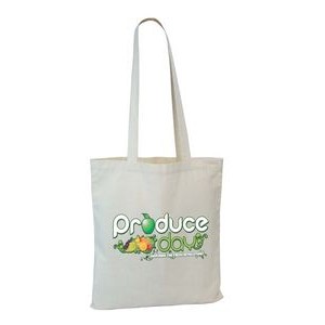 Natural 5oz Cotton Canvas Tote Bag with 25